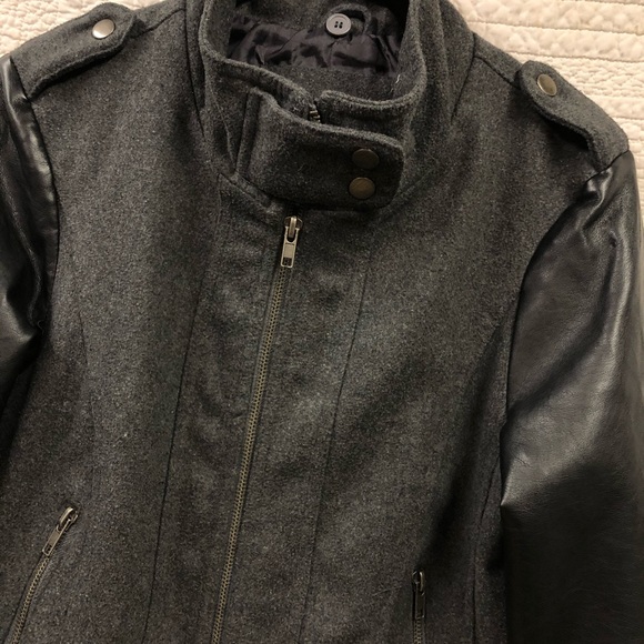Forever 21 Bomber Military Moto Jacket Small - Picture 2 of 5